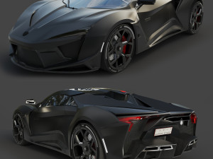 fenyr supersport wmotors black Modèle 3D