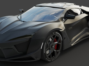 fenyr supersport wmotors black 3D Модель