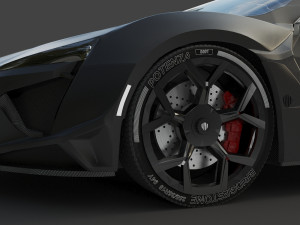 fenyr supersport wmotors black 3D Модель