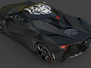 fenyr supersport wmotors black 3D Модель