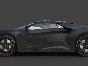 fenyr supersport wmotors black 3D Модель