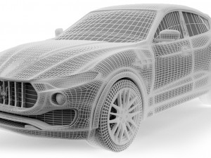 maserati levante 3D मॉडल