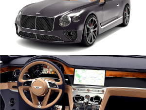 bentley continental gt v8 convertible 3D Модель