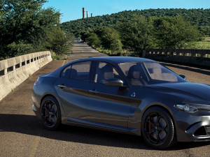 alfa romeo giulia 3D 模型