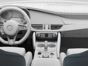 alfa romeo giulia 3D 模型