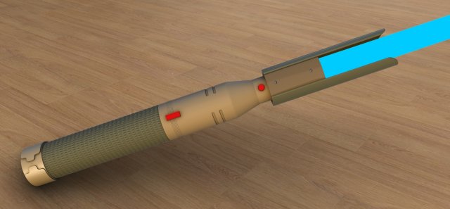 cals lightsaber hilt from the game starwars fallen order Modèles 3D en vedette .c4d .max .obj .3ds .fbx .stl .blend 