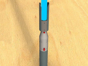 cals lightsaber hilt from the game starwars fallen order Modèles 3D en vedette