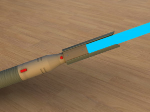 cals lightsaber hilt from the game starwars fallen order Modèles 3D en vedette