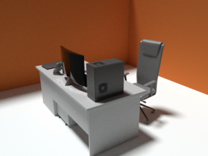 desktop table Modelo 3D