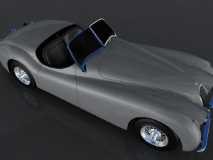 jaguar xk120 3Dモデル
