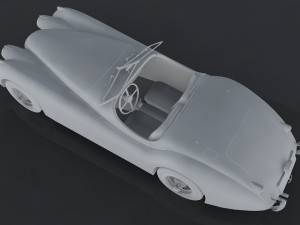 jaguar xk120 3Dモデル