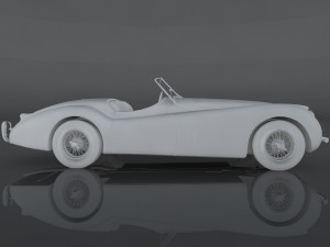 jaguar xk120 3Dモデル