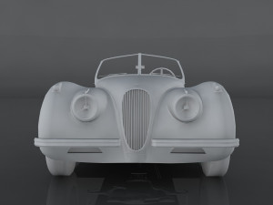 jaguar xk120 3Dモデル
