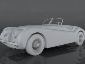 jaguar xk120 3Dモデル