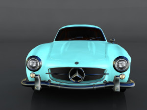 mercedes-benz 300 sl 3D-Modell