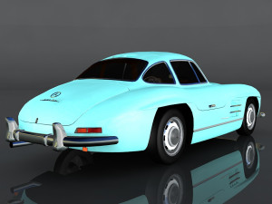 mercedes-benz 300 sl 3D-Modell