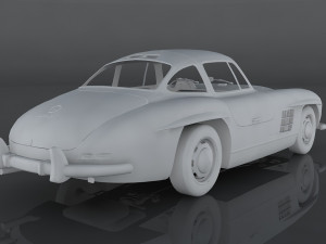 mercedes-benz 300 sl 3D-Modell