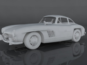 mercedes-benz 300 sl 3D-Modell