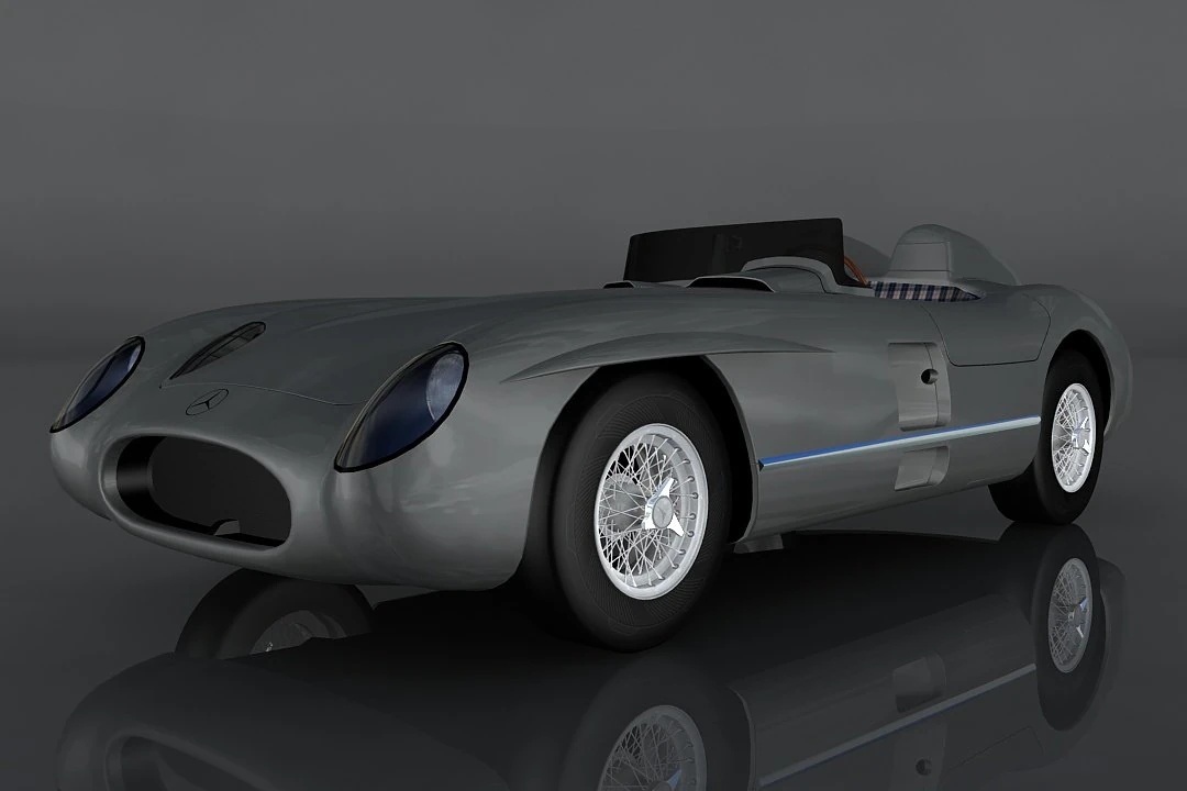 mercedes-benz 300 slr 3D Model .c4d .max .obj .3ds .fbx .stl .blend 