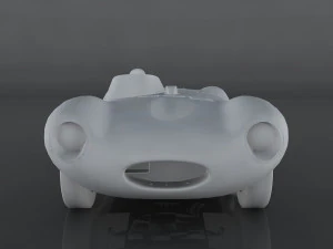 jaguar d-type 3D Model