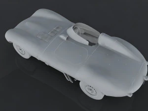 jaguar d-type 3D Model