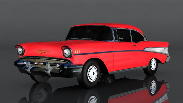 chevrolet bel air 3D Модель .c4d .max .obj .3ds .fbx .stl .blend 