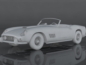 ferrari 250 california Modello 3D