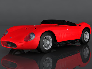 maserati 300 s 3D Model