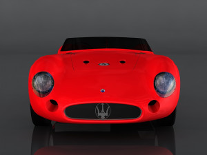 maserati 300 s 3D-Modell