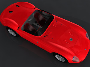 maserati 300 s 3D-Modell
