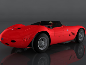 maserati 300 s 3D-Modell