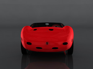 maserati 300 s 3D-Modell
