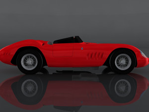 maserati 300 s 3D-Modell