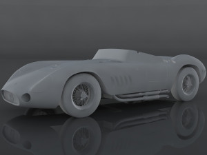 maserati 300 s 3D-Modell