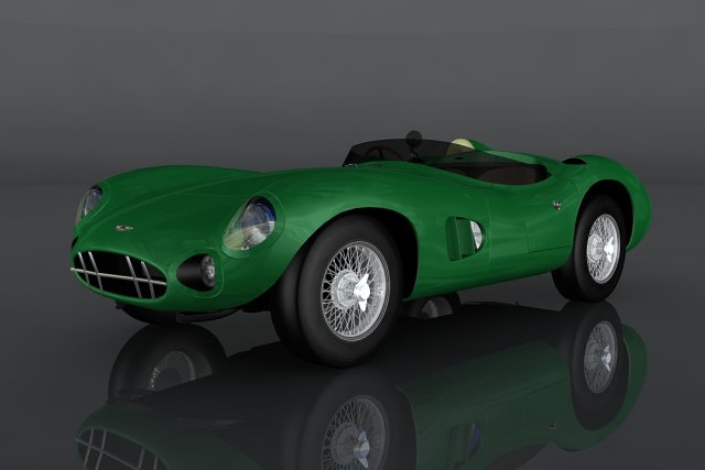 aston martin dbr1 3D 모델 .c4d .max .obj .3ds .fbx .stl .blend 