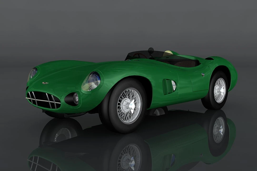 aston martin dbr1 3D Model .c4d .max .obj .3ds .fbx .stl .blend