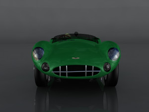 aston martin dbr1 3D 모델