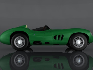 aston martin dbr1 3D 모델