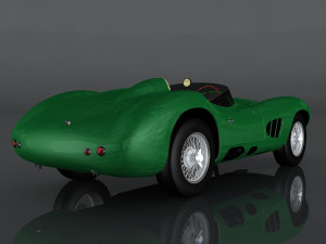 aston martin dbr1 3D 모델
