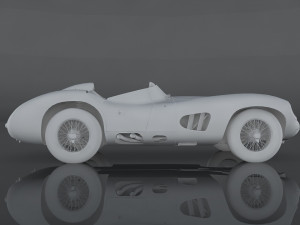 aston martin dbr1 3D 모델