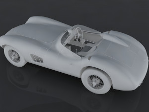 aston martin dbr1 3D 모델