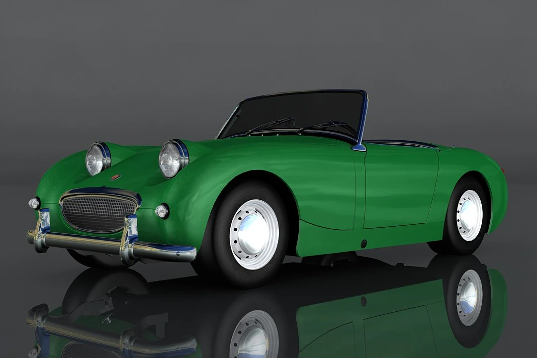 austin-healey sprite mki 3D Model .c4d .max .obj .3ds .fbx .stl .blend 