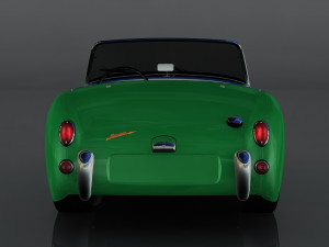 austin-healey sprite mki 3D-Modell