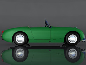 austin-healey sprite mki 3D-Modell
