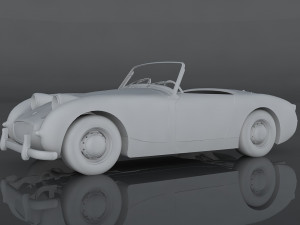 austin-healey sprite mki 3D-Modell
