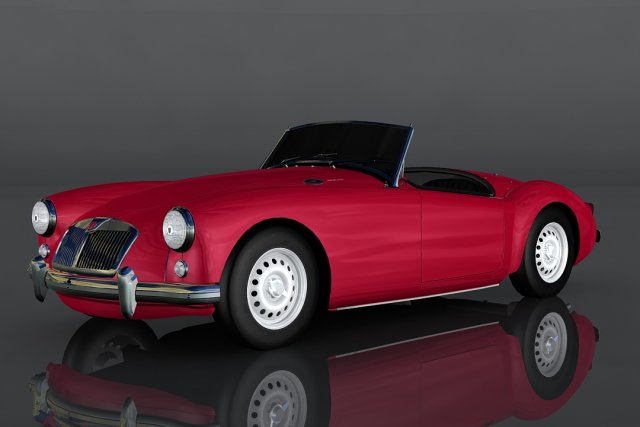 1958 mg mga 3D 模型 .c4d .max .obj .3ds .fbx .stl .blend 