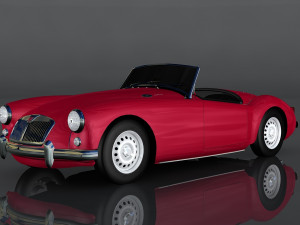 1958 mg mga 3D Model