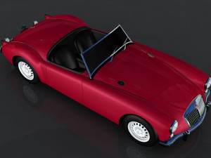1958 mg mga 3D 模型