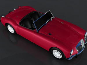 1958 mg mga 3D Model