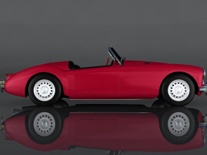 1958 mg mga 3D 模型